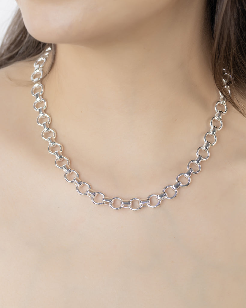 CADENA DIANA BAÑO DE PLATA