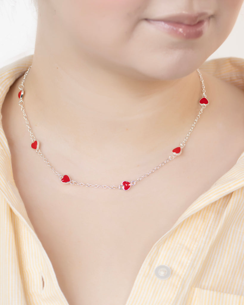 COLLAR ROMÁNTICA BAÑO DE PLATA