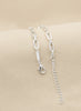CADENA ROSE ELEGANTE BAÑO EN PLATA