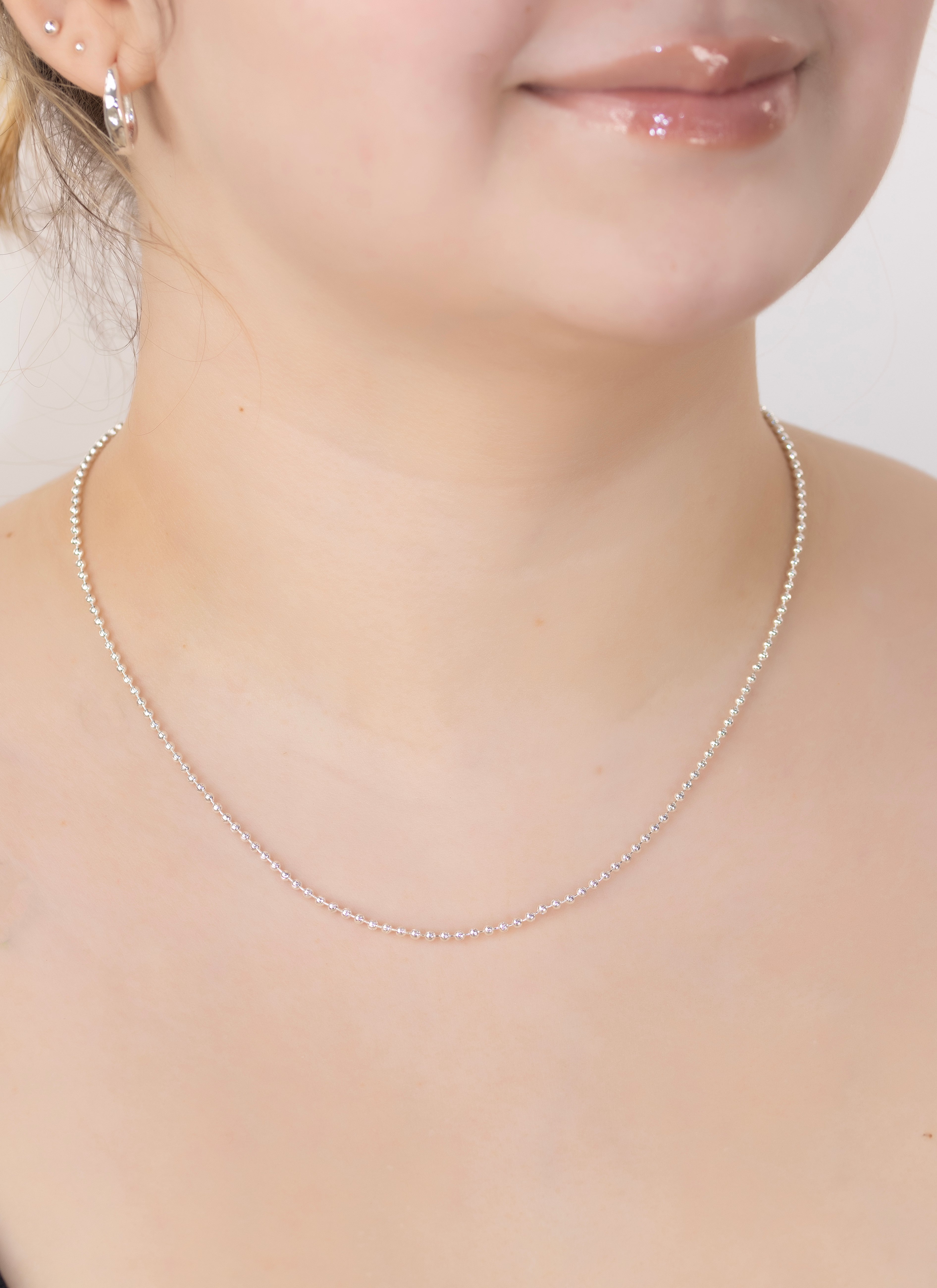 CADENA TINY GLOW BAÑO EN PLATA