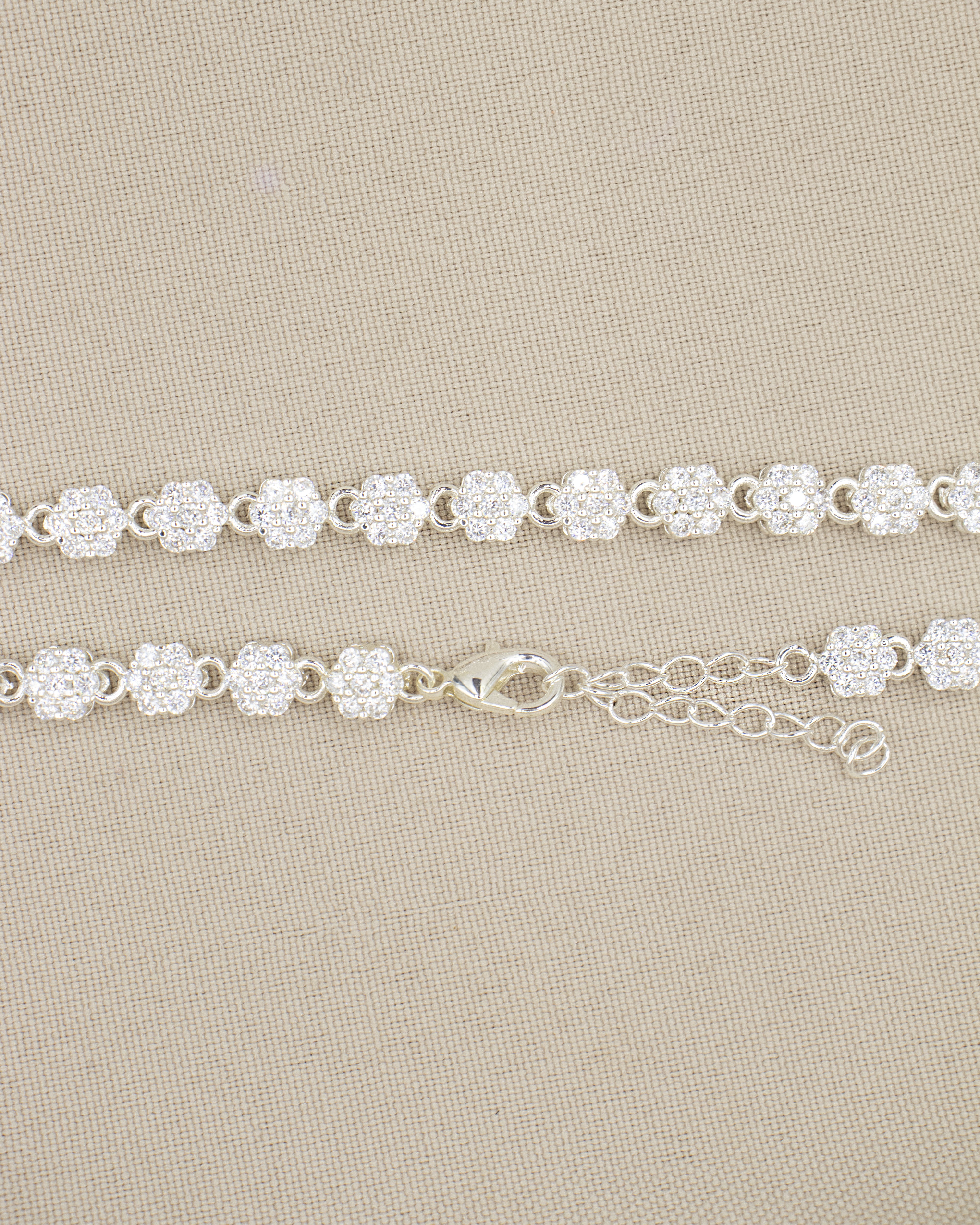 COLLAR DALIA BAÑO DE PLATA