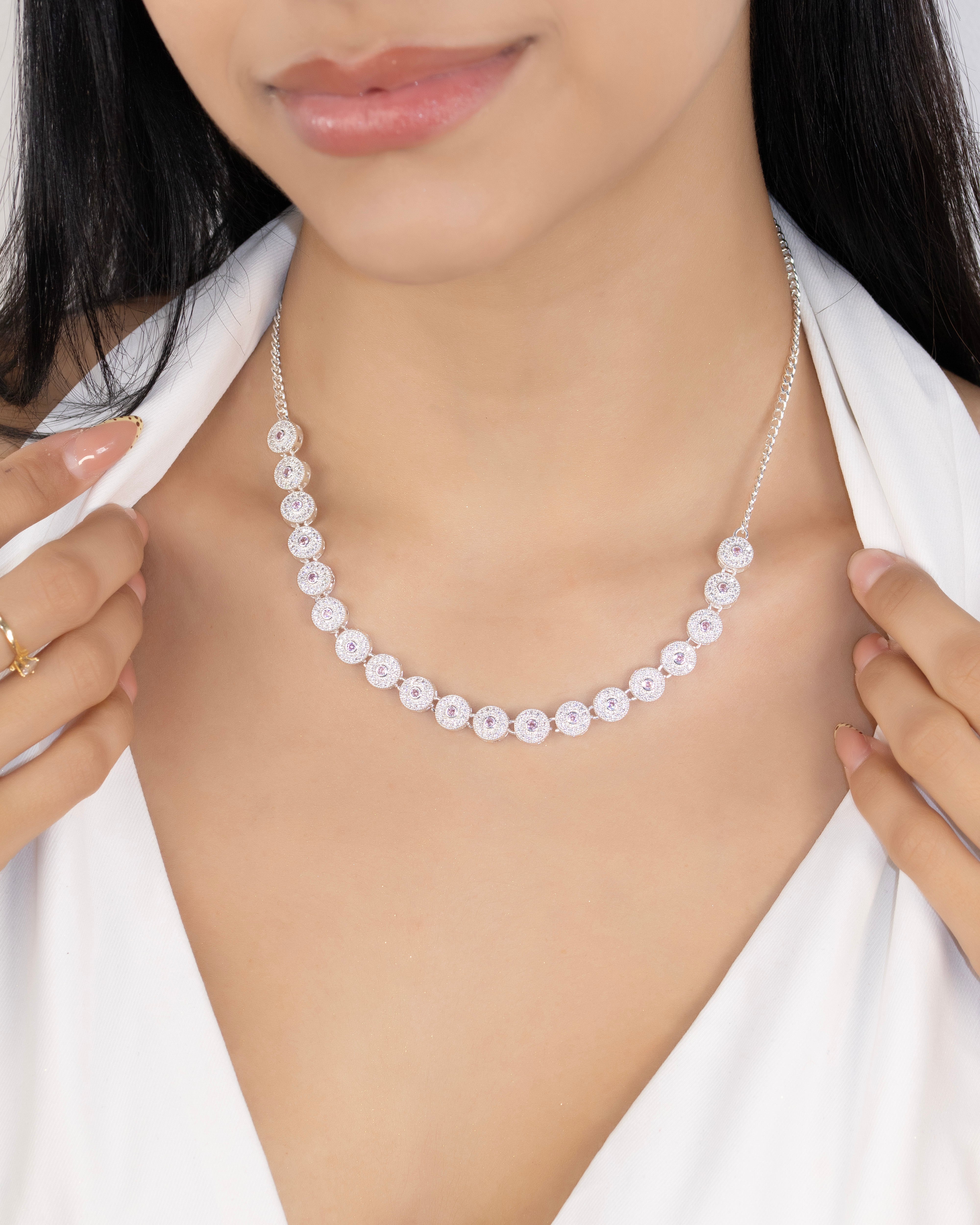 COLLAR LUMIÉRE BAÑO DE PLATA