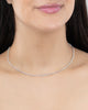 COLLAR SNAKE BAÑO DE PLATA