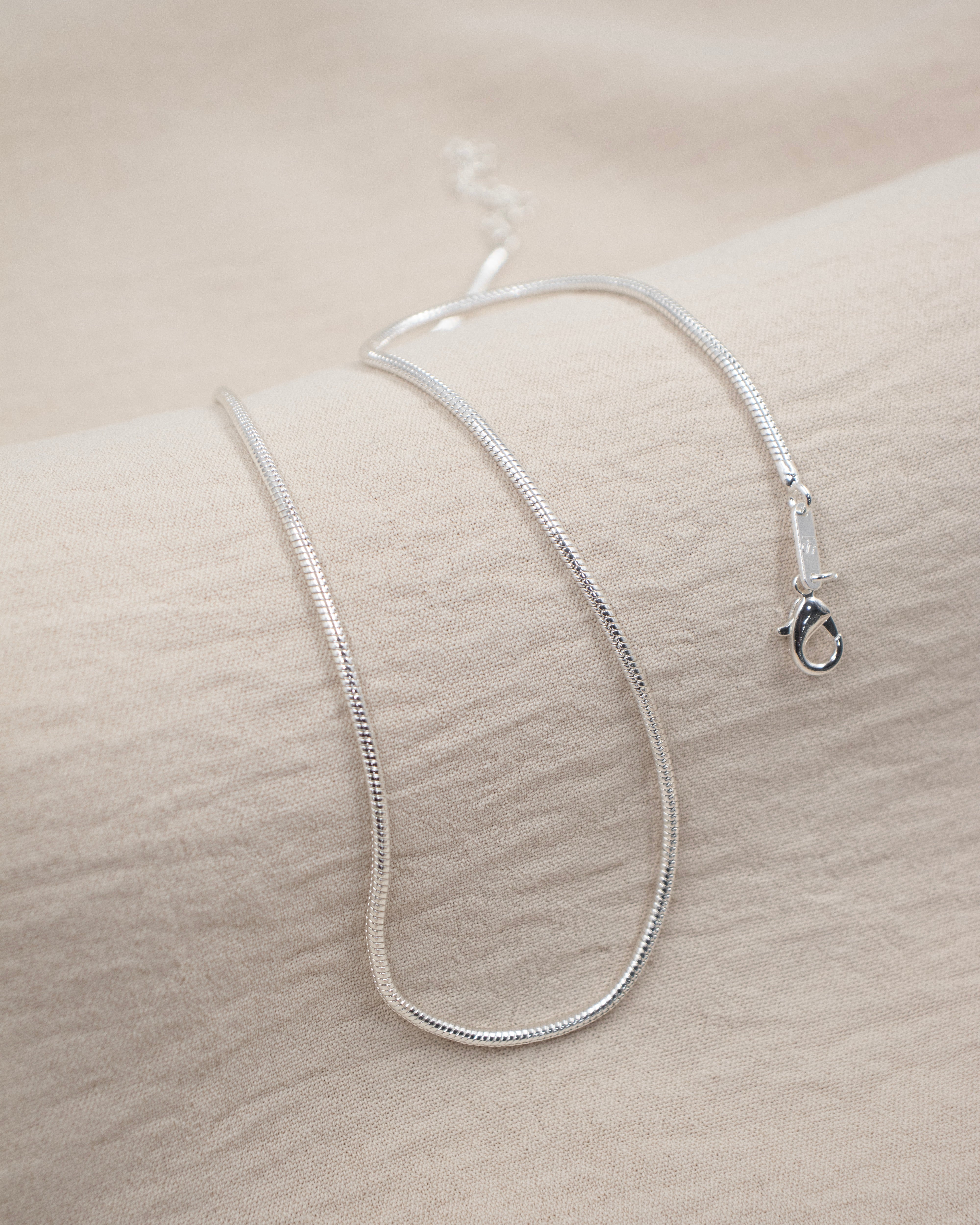 COLLAR SNAKE BAÑO DE PLATA