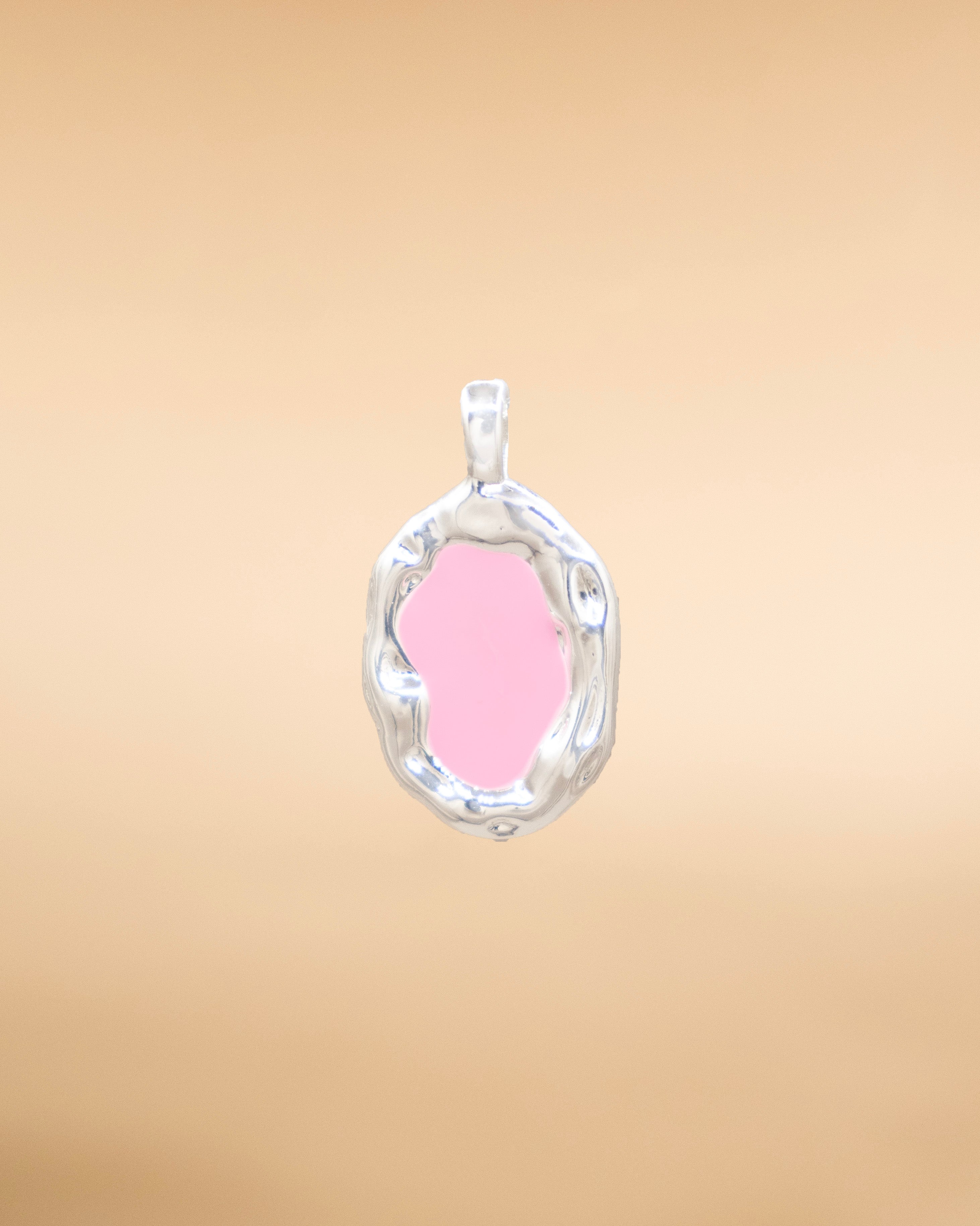 DIJE MIRROR EVANGELINE BAÑO DE PLATA