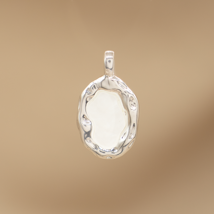 DIJE MIRROR EVANGELINE BAÑO DE PLATA