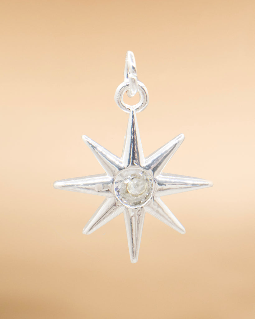 DIJE ESTRELLA SOPHIE BAÑO EN PLATA