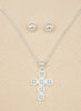 SET COLECCION FORTUNA AGUAMARINA BAÑO DE PLATA