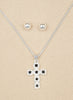 SET COLECCION FORTUNA NEGRO BAÑO DE PLATA