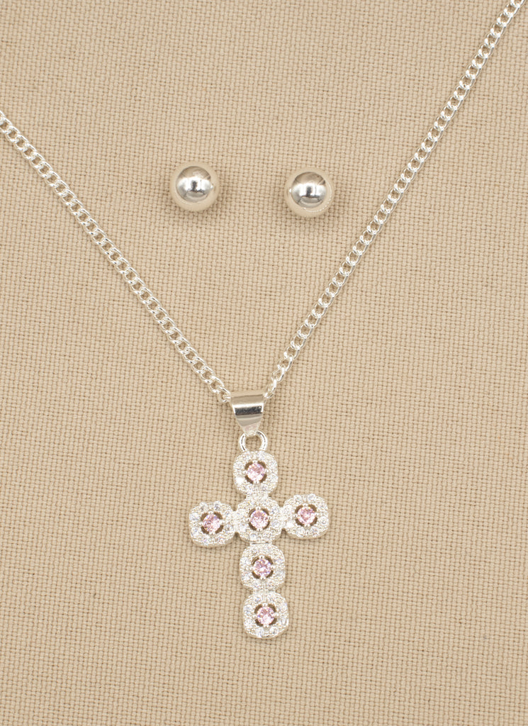 SET COLECCION FORTUNA ROSA BAÑO DE PLATA