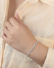 PULSERA CIRCONES EN BAÑO DE PLATA