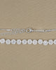 PULSERA DIAMANTADA BAÑO DE PLATA