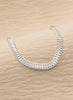 PULSERA DOBLE ENTRELAZADA BAÑO DE PLATA