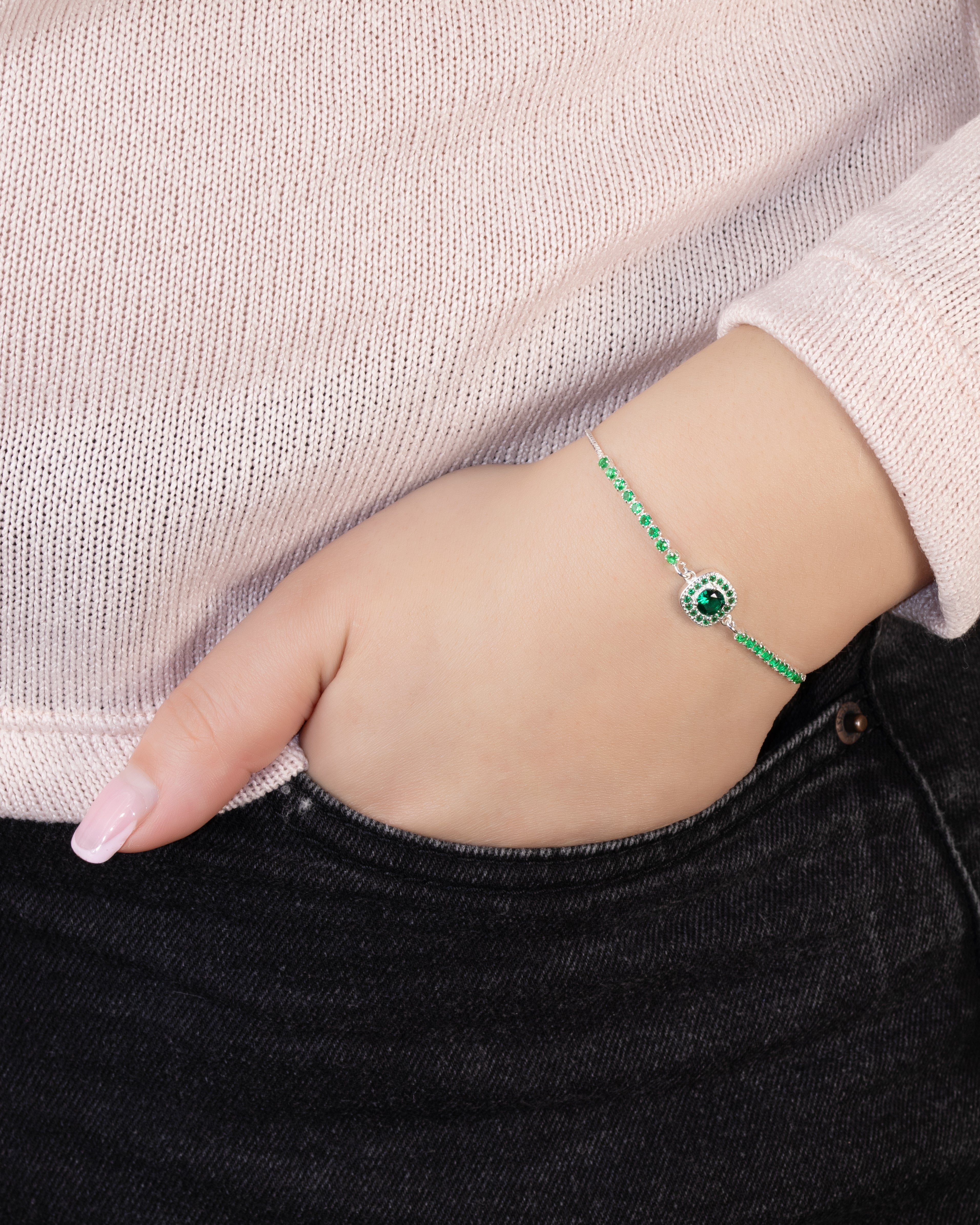 PULSERA ANASTASIA BAÑO DE PLATA