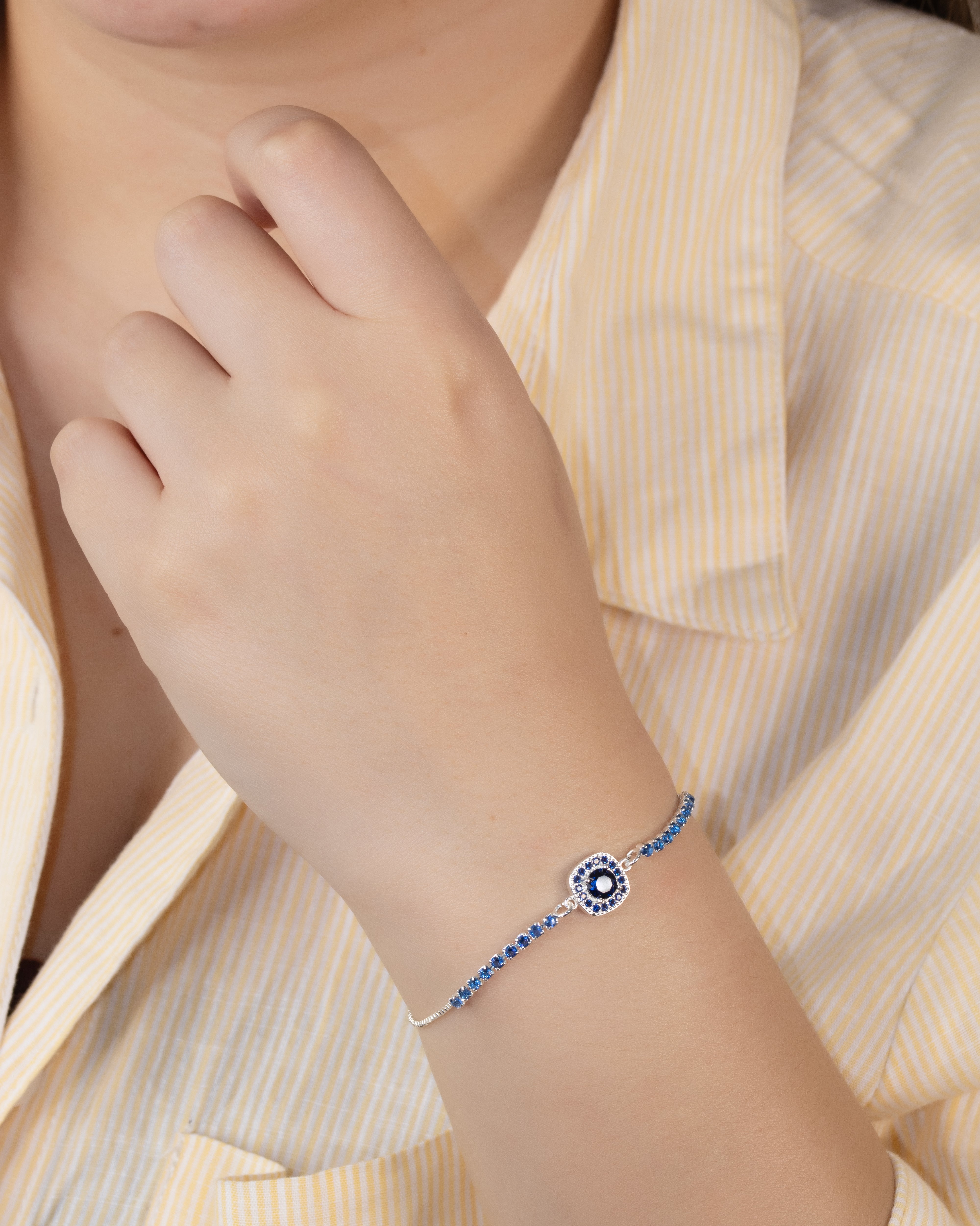 PULSERA ANASTASIA BAÑO DE PLATA