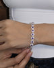 PULSERA HAILEY BAÑO DE PLATA