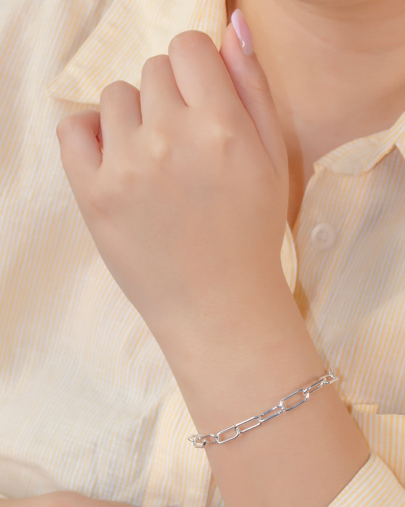 PULSERA DELIA BAÑO EN PLATA