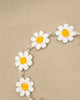 PULSERA MARGARITAS BAÑO EN PLATA