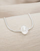 PULSERA MEDALLA INICIAL BAÑO EN PLATA