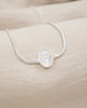 PULSERA MEDALLA INICIAL BAÑO EN PLATA