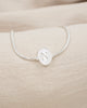 PULSERA MEDALLA INICIAL BAÑO EN PLATA