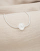 PULSERA MEDALLA INICIAL BAÑO EN PLATA