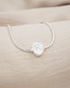 PULSERA MEDALLA INICIAL BAÑO EN PLATA