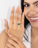 ANILLO PRISA JADE BAÑO DE PLATA