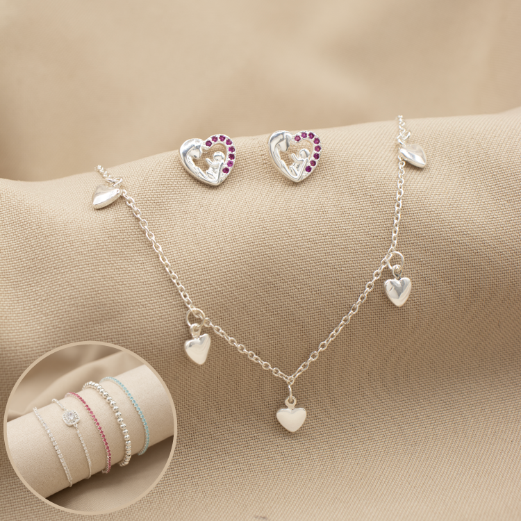 SET MAMA MULTI AMOR BAÑO DE PLATA