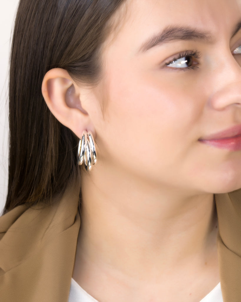 TOPO TRIPLE LISO BAÑO DE PLATA