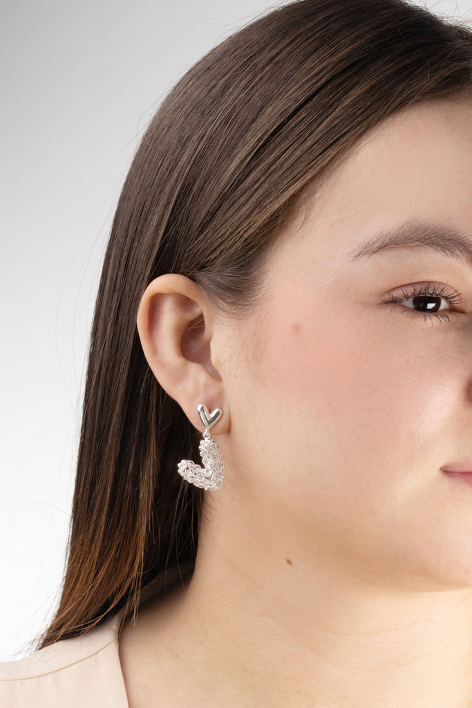 TOPO CORAZON BRILLANTE BAÑO DE PLATA