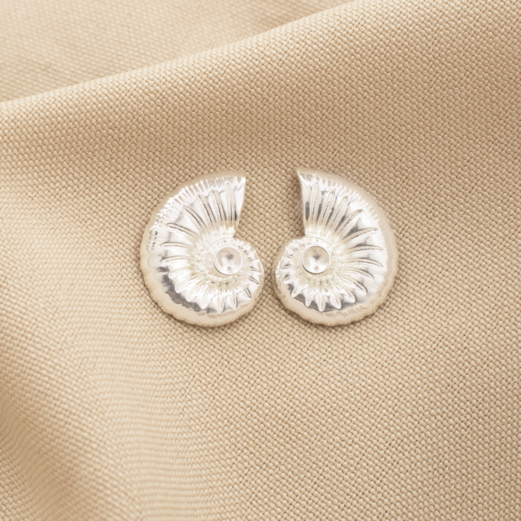 TOPO CARACOL BAÑO DE PLATA PT-294