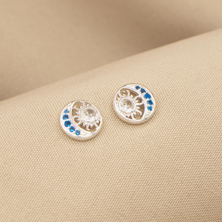 TOPO ECLIPSE AZUL BAÑO DE PLATA